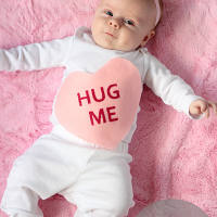 Baby Costume - Conversation Heart