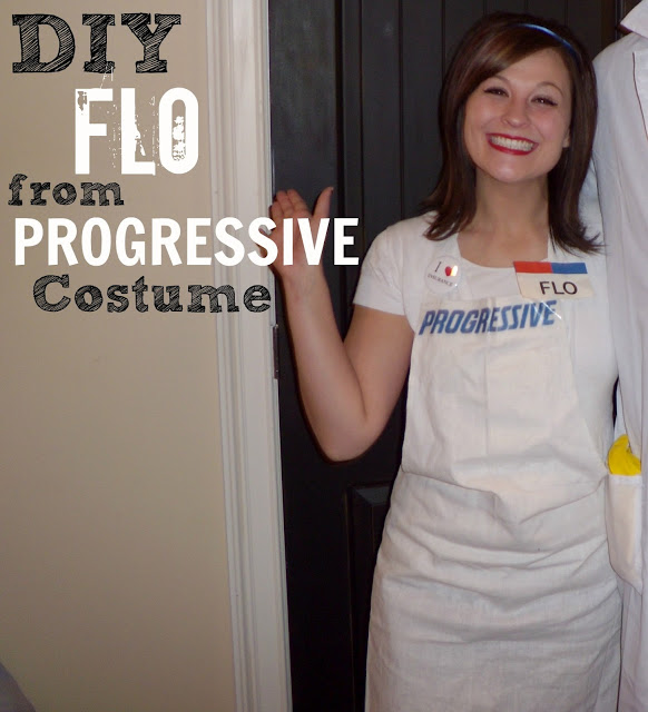 flo progressive girl costume