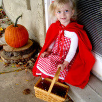 handmade little red riding hood