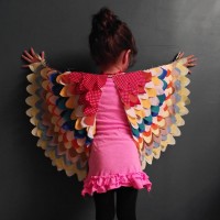 Handmade dress up wings