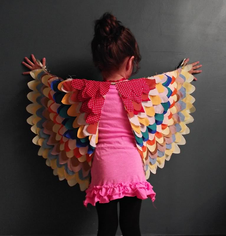 Handmade dress up wings