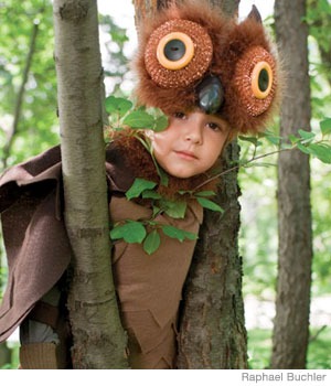 handmade owl costume