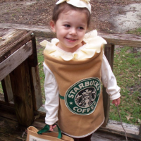 DIY Starbucks halloween costume