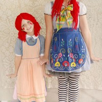 Handmade rag doll costume