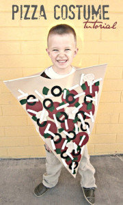 KIDS: Handmade pizza costume - Really Awesome Costumes