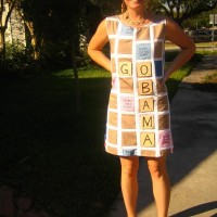 DIY scrabble costume