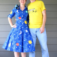 Clever DIY couple costume