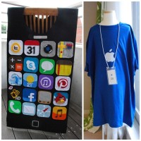 iPhone and Apple Genius costume