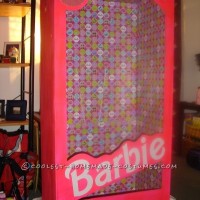 DIY Barbie box costume