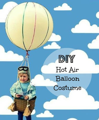 DIY hot air balloon costume
