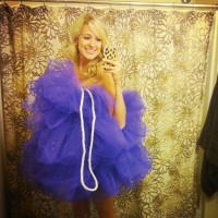 DIY loofah costume