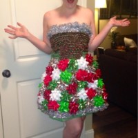 diy ugly christmas dress