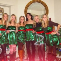 DIY Christmas tree costumes