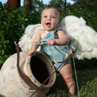 DIY cupid costume