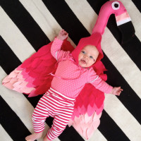 DIY Flamingo costume