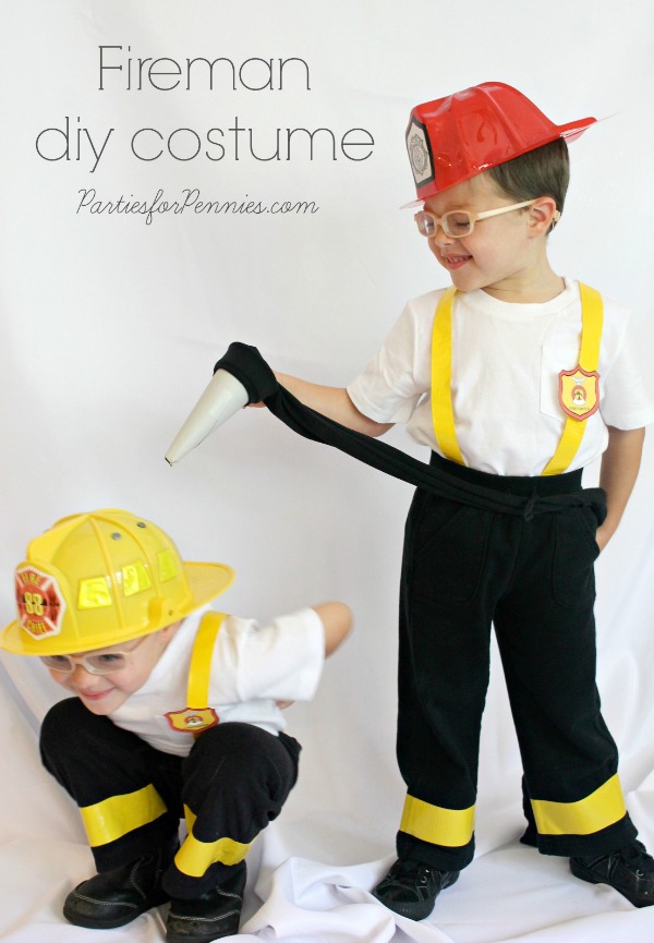 DIY Firefighter costume
