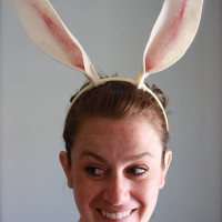 No sew bunny ears