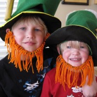 DIY Leprechaun beards