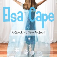 DIY Frozen Princess cape