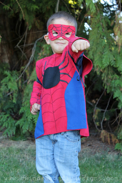 DIY spiderman costume