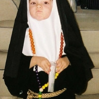 DIY nun costume