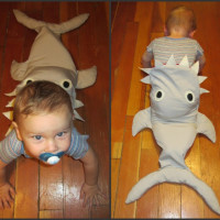 DIY shark costume