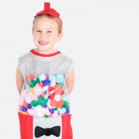 DIY Gumball machine costume