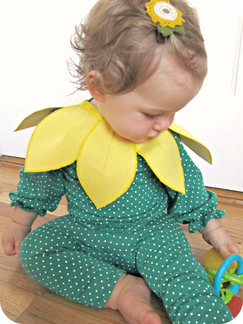 DIY Sunflower costume