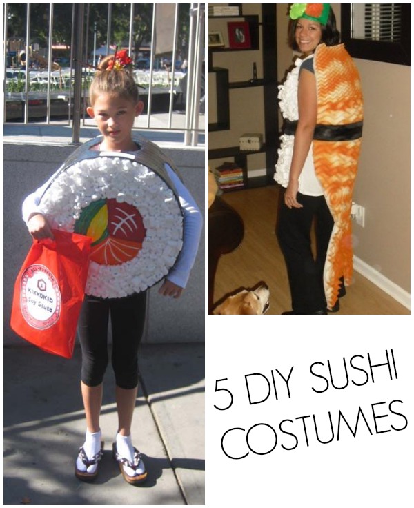 DIY sushi costumes for everyone!