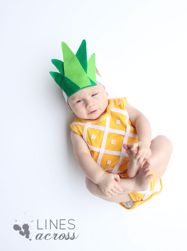 DIY pineapple costume