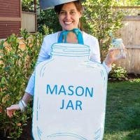 DIY Mason jar costume