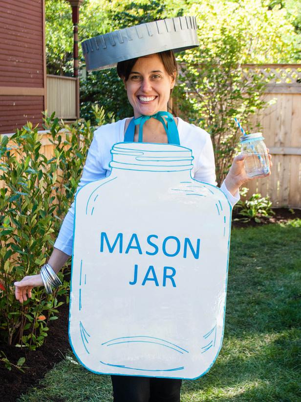 DIY Mason jar costume
