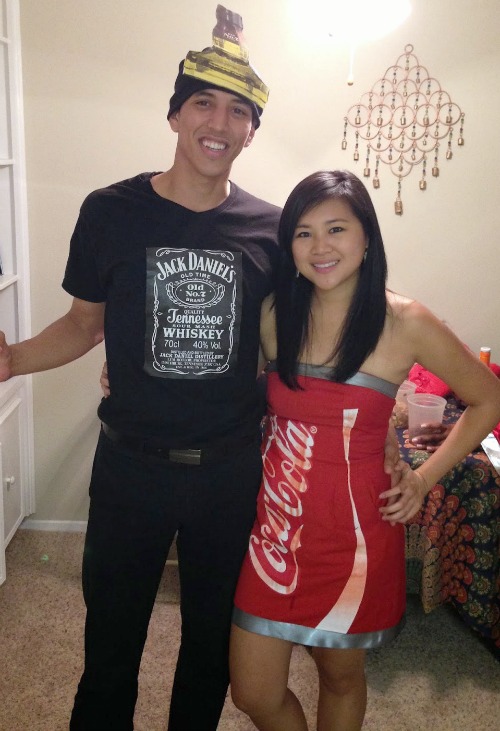 DIY Jack and Coke costume