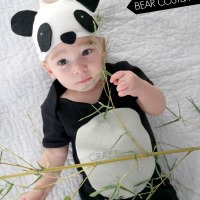 DIY Panda costume