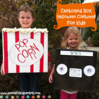 DIY Popcorn and a movie costume