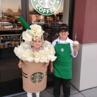 Starbucks couples costume