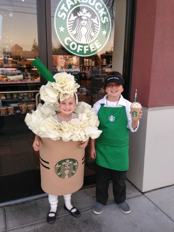 Starbucks couples costume