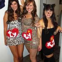 DIY Beanie Baby costume