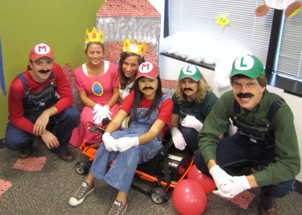 Super Mario group costumes