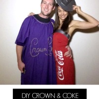 DIY Crown and Coke Costumes