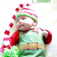 Baby ugly sweater DIY