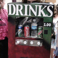 DIY Vending machine costume